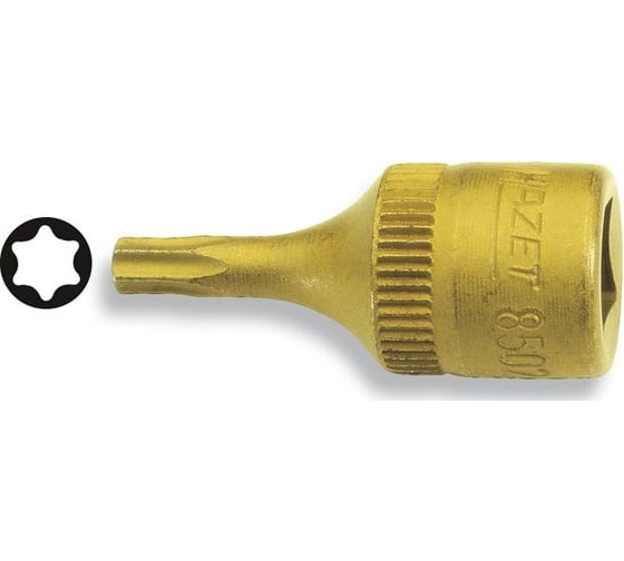 Головка торцевая с профилем TORX10, 1/4" HAZET 8502-T10 1