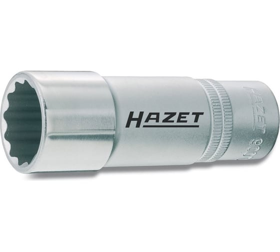 Торцевая головка глубокая 12 гр., 19 мм, 1/2" HAZET 900TZ-19