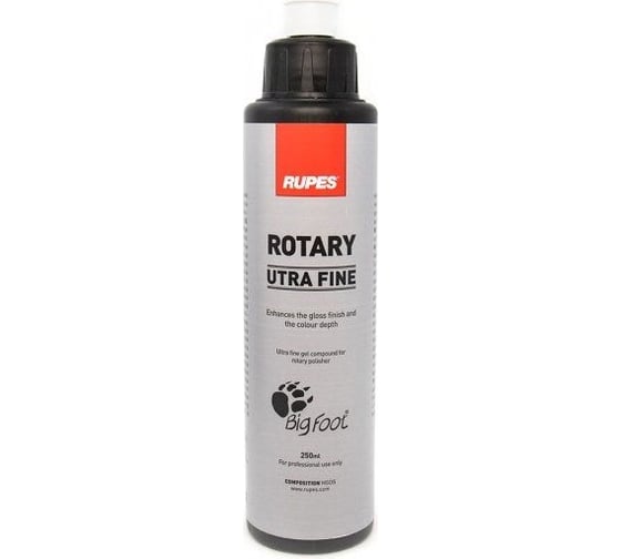 Паста полировальная ROTARY ULTRA FINE финишная 0.25 л RUPES 9.BRULTRAFINE250/6