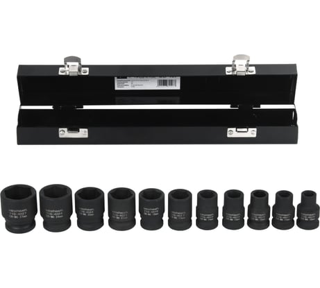 Набор головок ударных (10-27 мм; 1/2"; 11 шт.) WIEDERKRAFT WDK-710