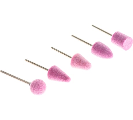 Шарошки абразивные для фигурных отверстий по металлу 5 шт. FIT 36468