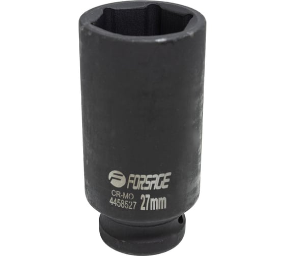 Головка ударная глубокая 6-гранная 27 мм, 1/2"DR Forsage F-4458527(6821) 1