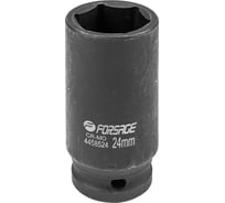 Головка Forsage ударная глубокая 24мм 1/2" 6гр F-4458524(6815)