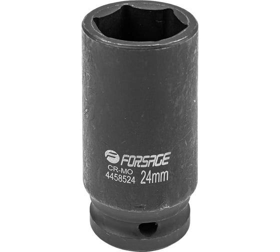 Головка Forsage ударная глубокая 24мм 1/2" 6гр F-4458524(6815)