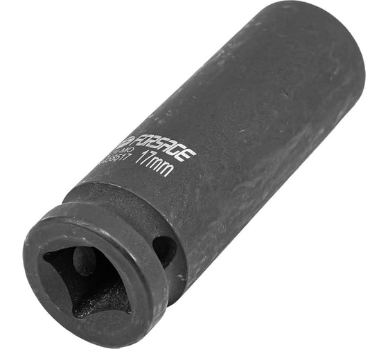 Головка ударная глубокая 6-гранная 17 мм, 1/2"DR Forsage F-4458517(6803)