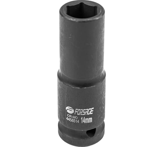 Головка ударная глубокая 6-гранная 14 мм, 1/2"DR Forsage F-4458514(7362) 1