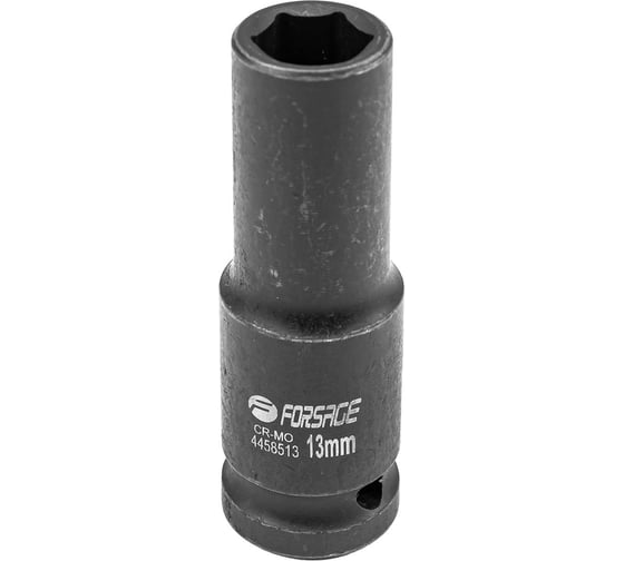 Головка ударная глубокая 6-гранная 13 мм, 1/2"DR Forsage F-4458513 6798 1