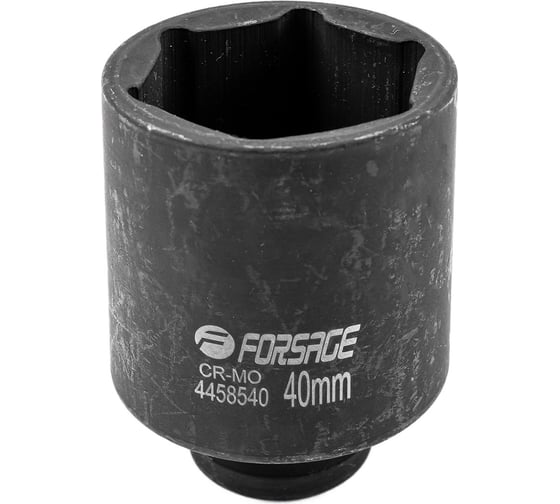 Головка ударная глубокая 6-гранная 40 мм, 1/2"DR Forsage F-4458540(52969) 1