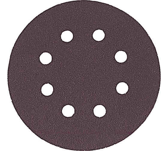 Круг шлифовальный (5 шт; 125 мм; P36; 8 отв.) MOS 39831М 1