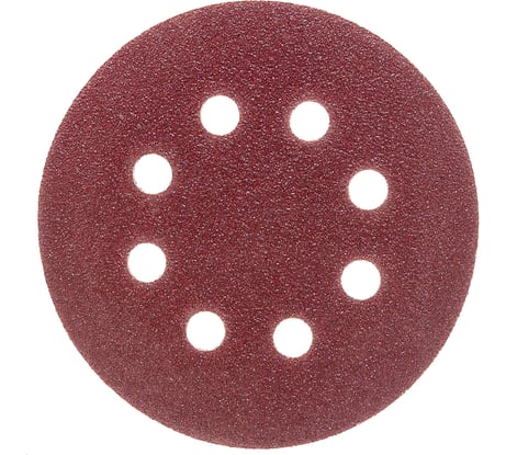 Круг шлифовальный (5 шт; 125 мм; P60; 8 отв.) MOS 39833М