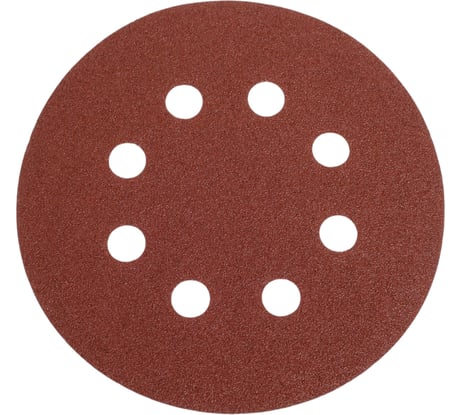 Круг шлифовальный (5 шт; 125 мм; P80; 8 отв.) MOS 39834М