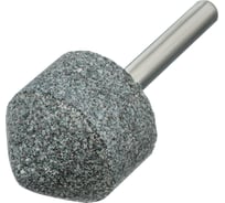 Шарошка абразивная, конус, для дрели, 25x25 мм, хвостовик d6 мм, 63с Denzel 76021