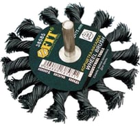 Корщетка-колесо для дрели (100 мм) FIT 38586