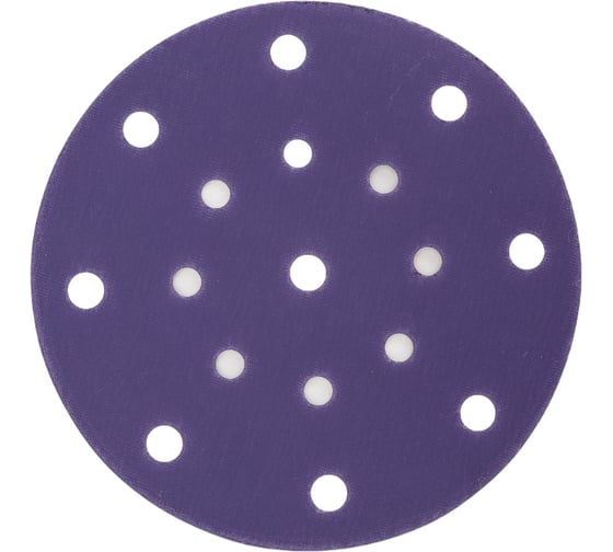 Круг абразивный Violet 150 мм, 100 шт, 17 отв, P 500, керамическое зерно Н7 H7 384981 1