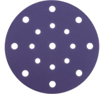 Круг абразивный Violet 150 мм, 100 шт, 17 отв, P 240, керамическое зерно Н7 H7 384950
