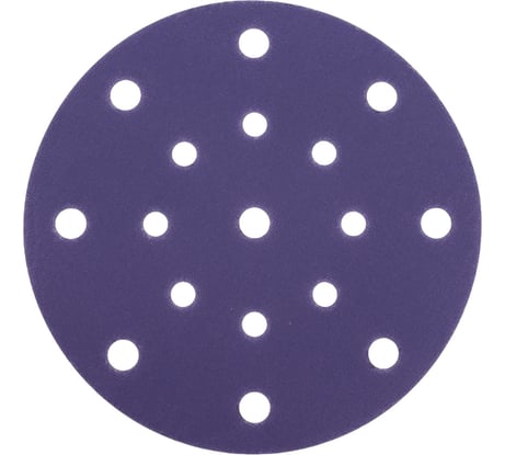 Круг абразивный Violet 150 мм, 100 шт, 17 отв, P 240, керамическое зерно Н7 H7 384950