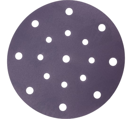 Круг абразивный Violet 150 мм, 100 шт, 17 отв, P 320, керамическое зерно Н7 H7 384967 1