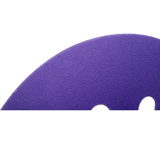 Круг абразивный Violet 125 мм, 100 шт, 8 отв, Р 180 керамическое зерно H7 385117