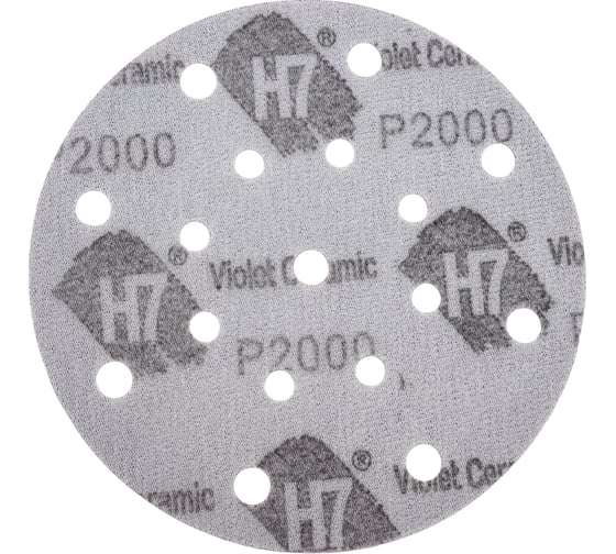 Круг абразивный Violet 150 мм, 100 шт, 17 отв, P2000, керамическое зерно Н7 H7 385049