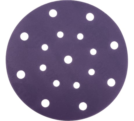 Круг абразивный Violet 150 мм, 100 шт, 17 отв, P 600, керамическое зерно Н7 H7 384998