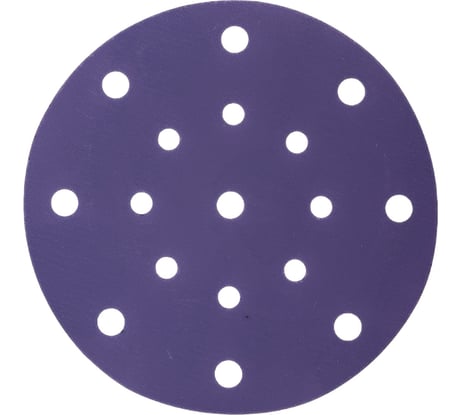 Круг абразивный Violet 150 мм, 100 шт, 17 отв, P 800, керамическое зерно Н7 H7 385001