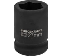 Головка ударная 27 мм, 3/4" DR, 6 гранная Forcekraft FK-46527 16192