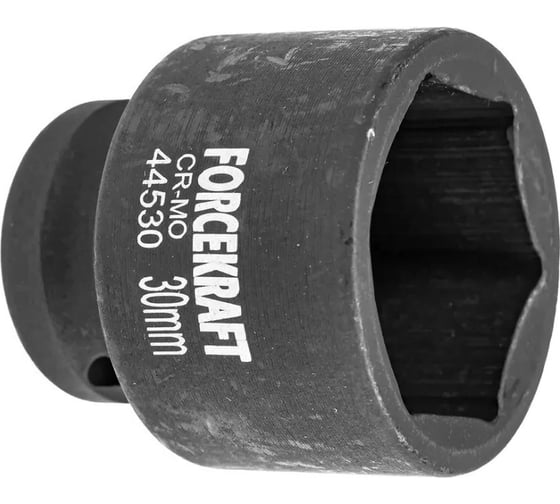 Головка ударная 30 мм, 1/2" DR, 6 гранная FORCEKRAFT FK-44530