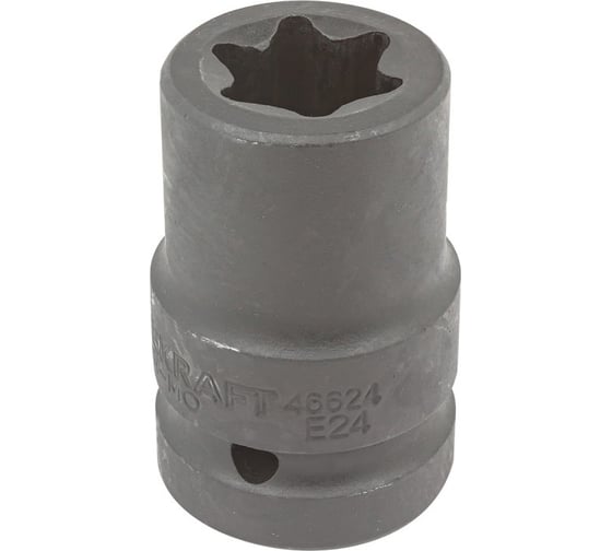 Головка ударная Е24, 3/4" DR Forcekraft FK-46624 (51679)