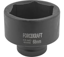 Головка ударная 68 мм, 1" DR, 6 гранная FORCEKRAFT FK-4858068