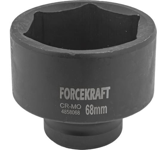 Головка ударная 68 мм, 1" DR, 6 гранная FORCEKRAFT FK-4858068
