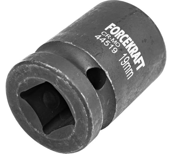 Головка ударная 19 мм, 1/2" DR, 6 гранная FORCEKRAFT  FK-44519(27009)