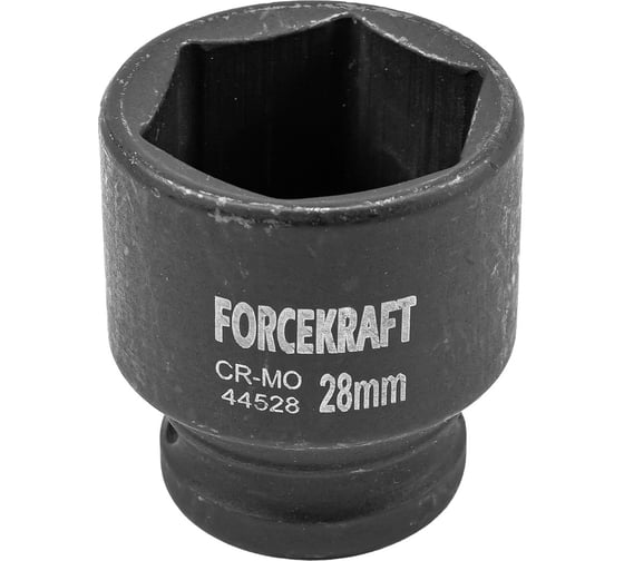Головка ударная Forcekraft 28мм (6гр.), 1/2" FK-44528(27018) 1
