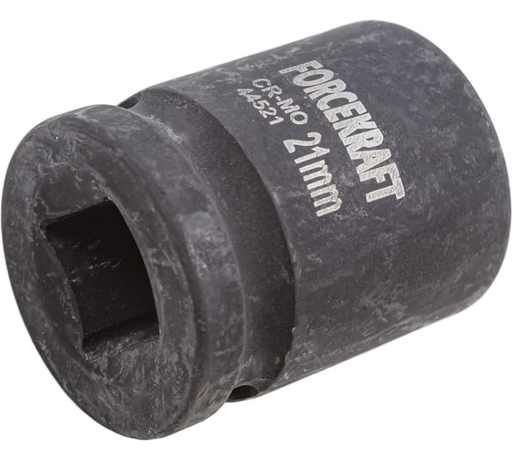 Головка ударная 21 мм, 1/2" DR, 6 гранная FORCEKRAFT FK-44521(27011)