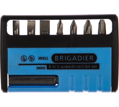 Набор бит 8 в 1 Brigadier 39311