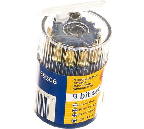 Набор вставок 10 предметов Brigadier 39306