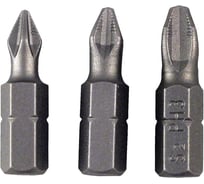 Набор вставок Lite (PH1-3; 25 мм; 3 шт.) Brigadier 39651