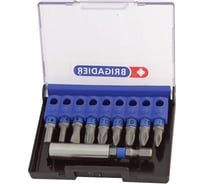 Набор вставок с держателем Lite (25 мм; 10 шт.) Brigadier 39672
