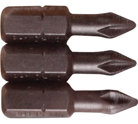 Вставка Lite (3 шт; 25 мм; Ph1) Brigadier 39608