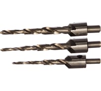 Набор сверл под конфирмат 3 шт. Brigadier 38004