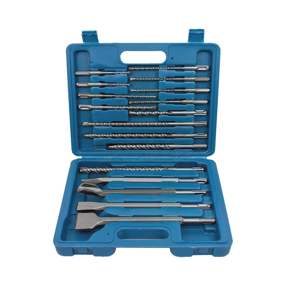 Набор буров и долот для перфоратора SDS+ 17 предметов в кейсе TORGWIN ...