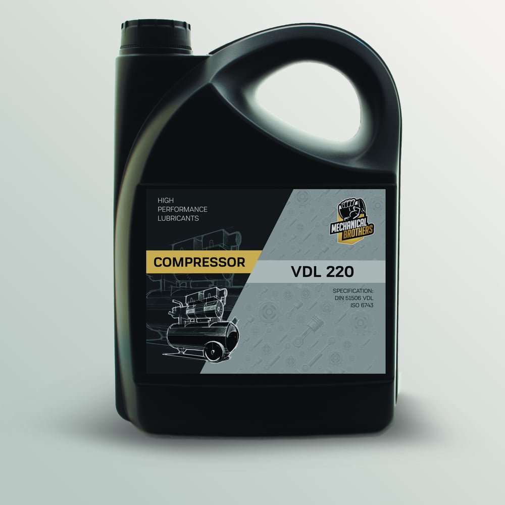 20mb Compressor Масло компрессорное MB Compressor VDL 220 5 л MECHANICAL BROTHERS ...