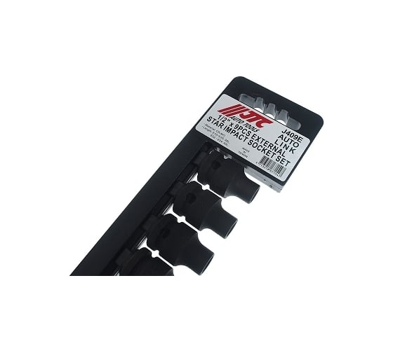 Набор головок торцевых ударных внутренний TORX, 1/2"DR, 9 предметов E10-E24 JTC JTC-J409E
