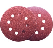 Круг шлифовальный Norma (2 шт; 125 мм; 8 отверстий; P180) Archimedes 91243