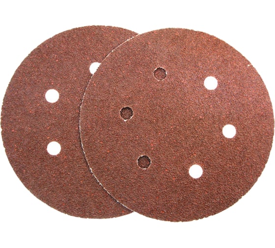 Круг шлифовальный Norma (2 шт; 150 мм; 6 отверстий; P320) Archimedes 91558