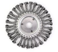 Щетка дисковая жгутовая 175x13x22.2 мм, ворс сталь 0.50 EuroBrush 13-023 EB-DST6L