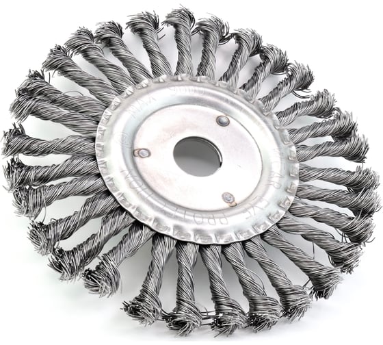 Щетка дисковая жгутовая 175x13x22.2 мм, ворс сталь 0.50 EuroBrush 13-023 EB-DST6L