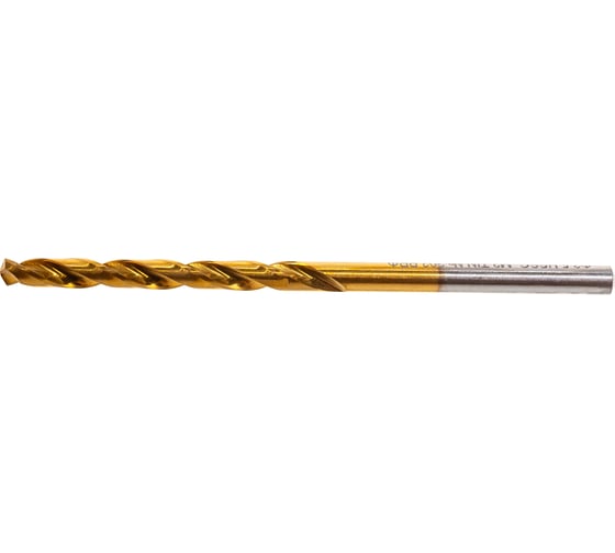 Сверло по металлу Профоснастка 3,5 мм HSS M2 TIN/135 DIN 338, 1 шт., №202 30201042
