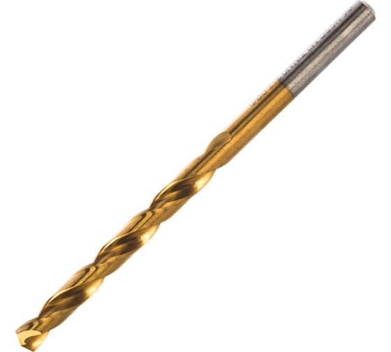 Сверло по металлу Профоснастка 5 мм HSS M2 TIN/135 DIN 338, 1 шт., №217 30201057