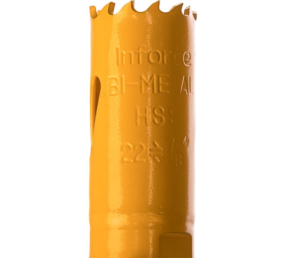 Коронка биметаллическая (22 мм; 38 мм) Inforce 11-01-057