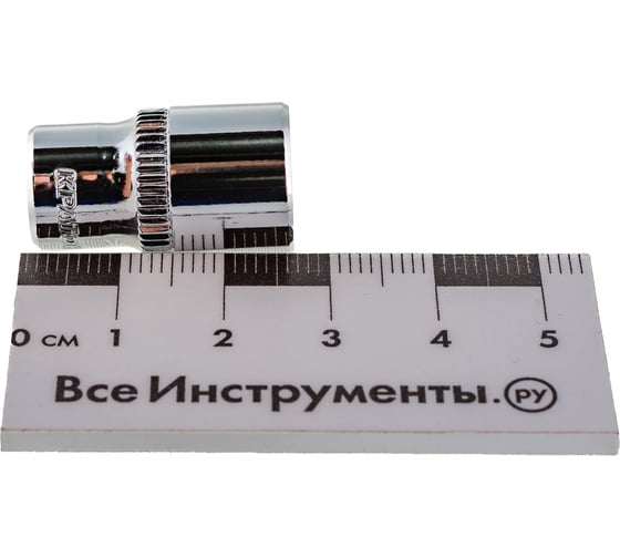 Головка торцевая 6-гранная (10х25 мм; 1/4") Кратон 2 28 01 009